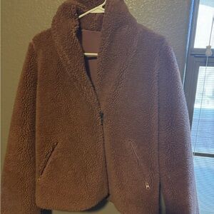 Cozy Brown Teddy Alo jacket